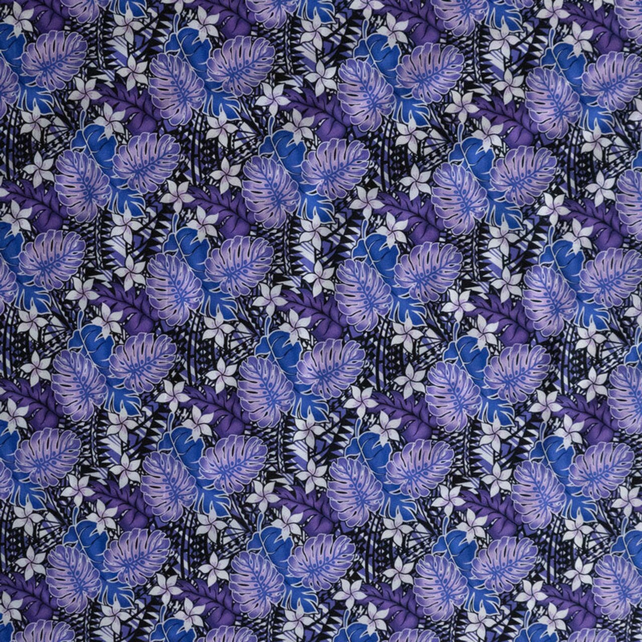 1 Yard Tiare Split Leaf Monstera Lightweight Poly Cotton Fabric 44/45 inch Width